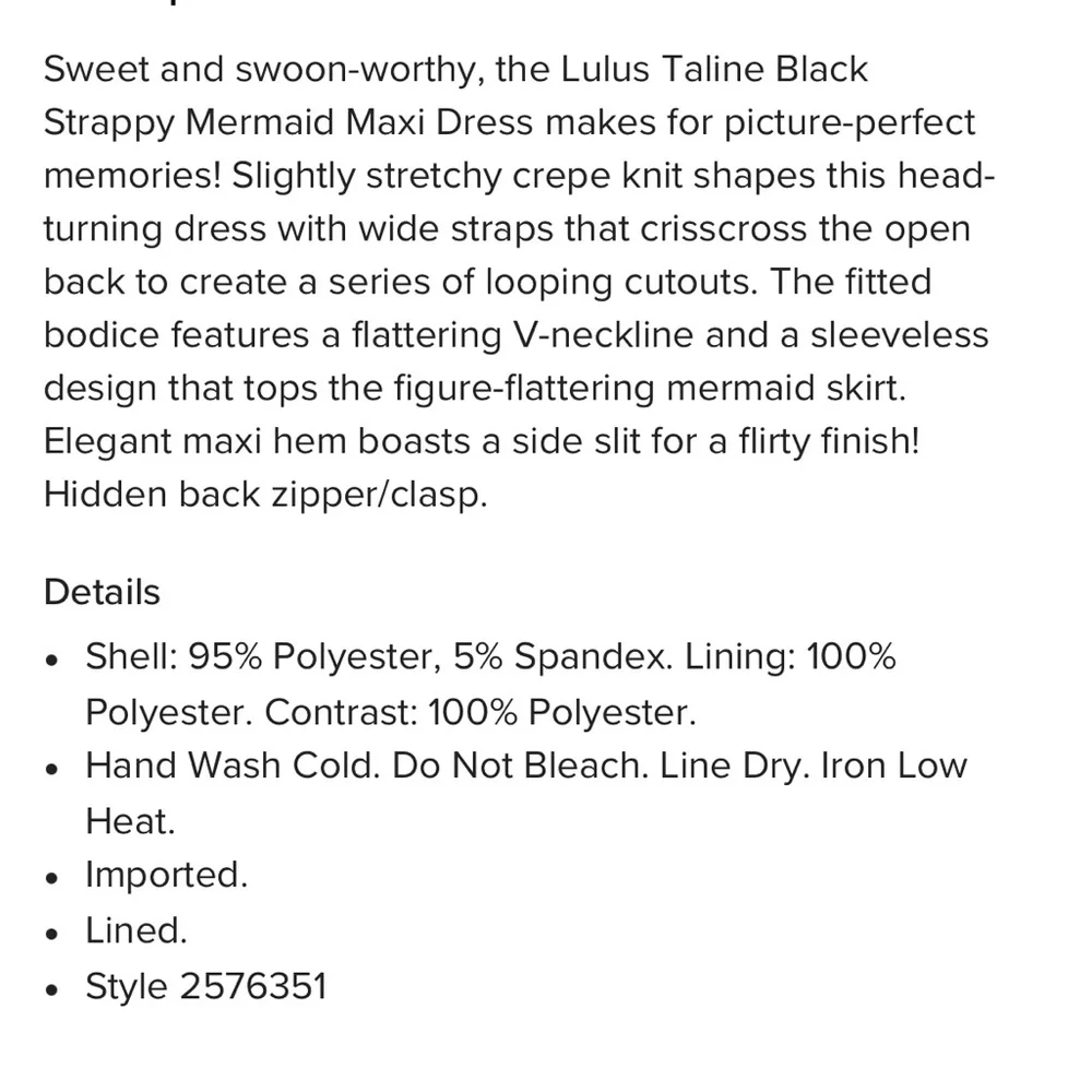 Taline Strappy Mermaid Evening Gown - Picture 5 of 6